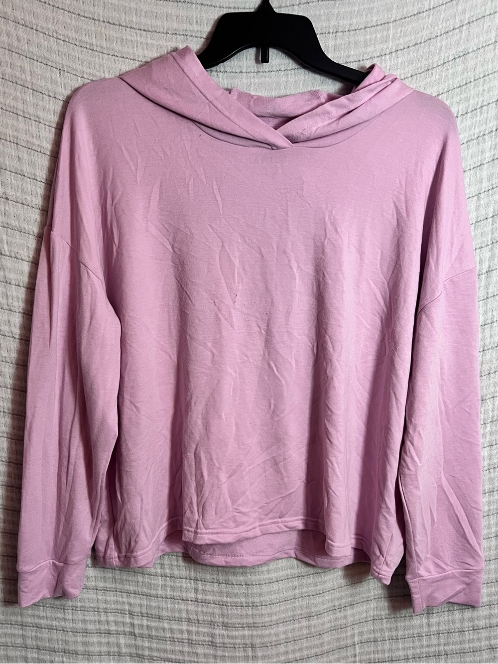 Velocity Pink Lightweight Hooded Pullover